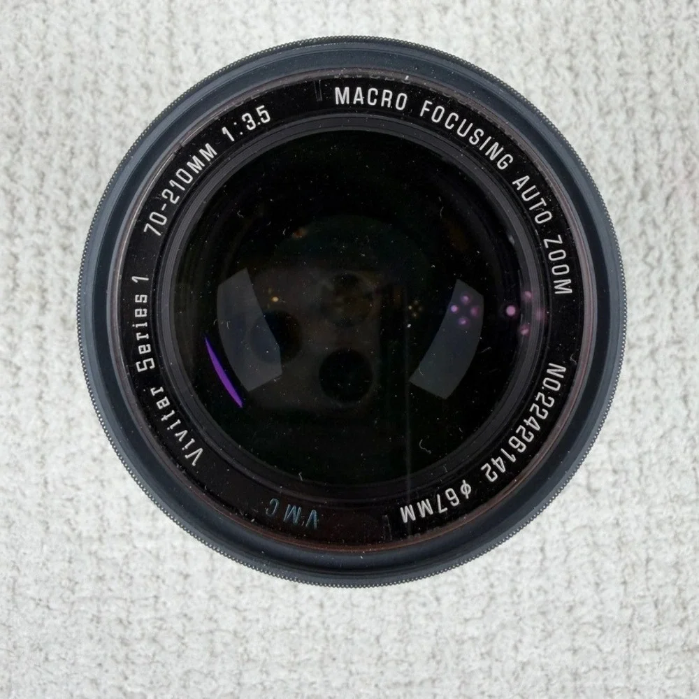Vivitar Series 1 70-210mm f3.5 Macro Zoom Lens Olympus‎ Mount with Case